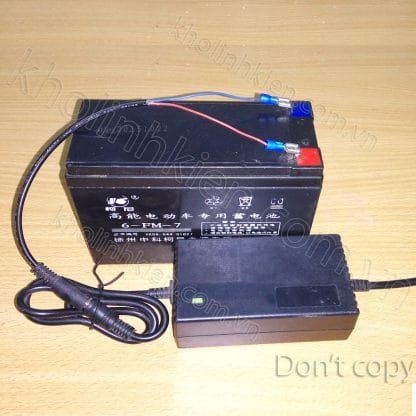 Ắc quy 12V 7Ah + sạc - Ảnh 3