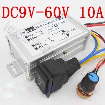 Bộ điều khiển tốc độ động cơ DC 9V-60V 10A (có đảo chiều)